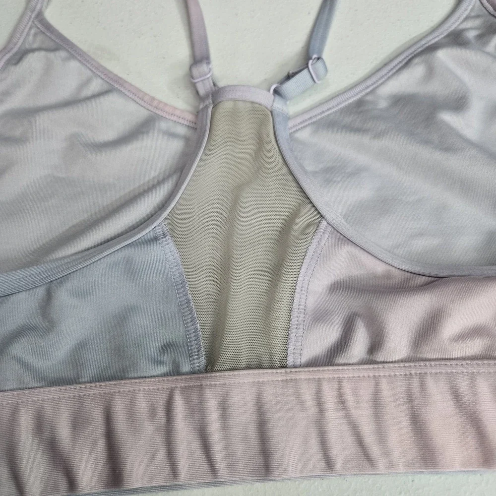 PINK Women Sports Bra‎ XL Blue Pastel Ombre Ultimate Lightly Pullover